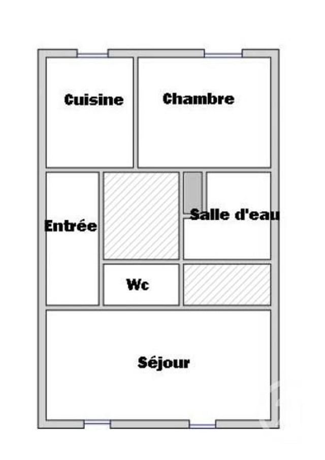 Appartement T3 à vendre - 3 pièces - 49.3 m2 - PARIS - 75014 - ILE-DE-FRANCE - Century 21 Farré Pernety